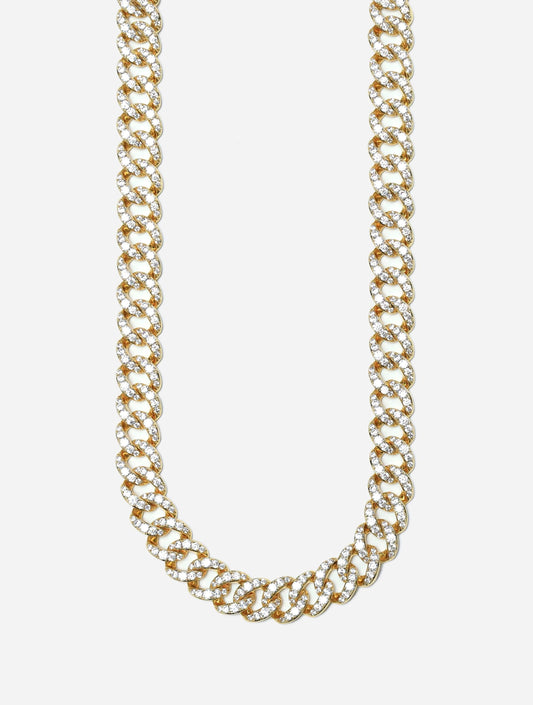 Gracias Dios Cuban Link Diamond 24" 15MM Chain - Challenger Streetwear