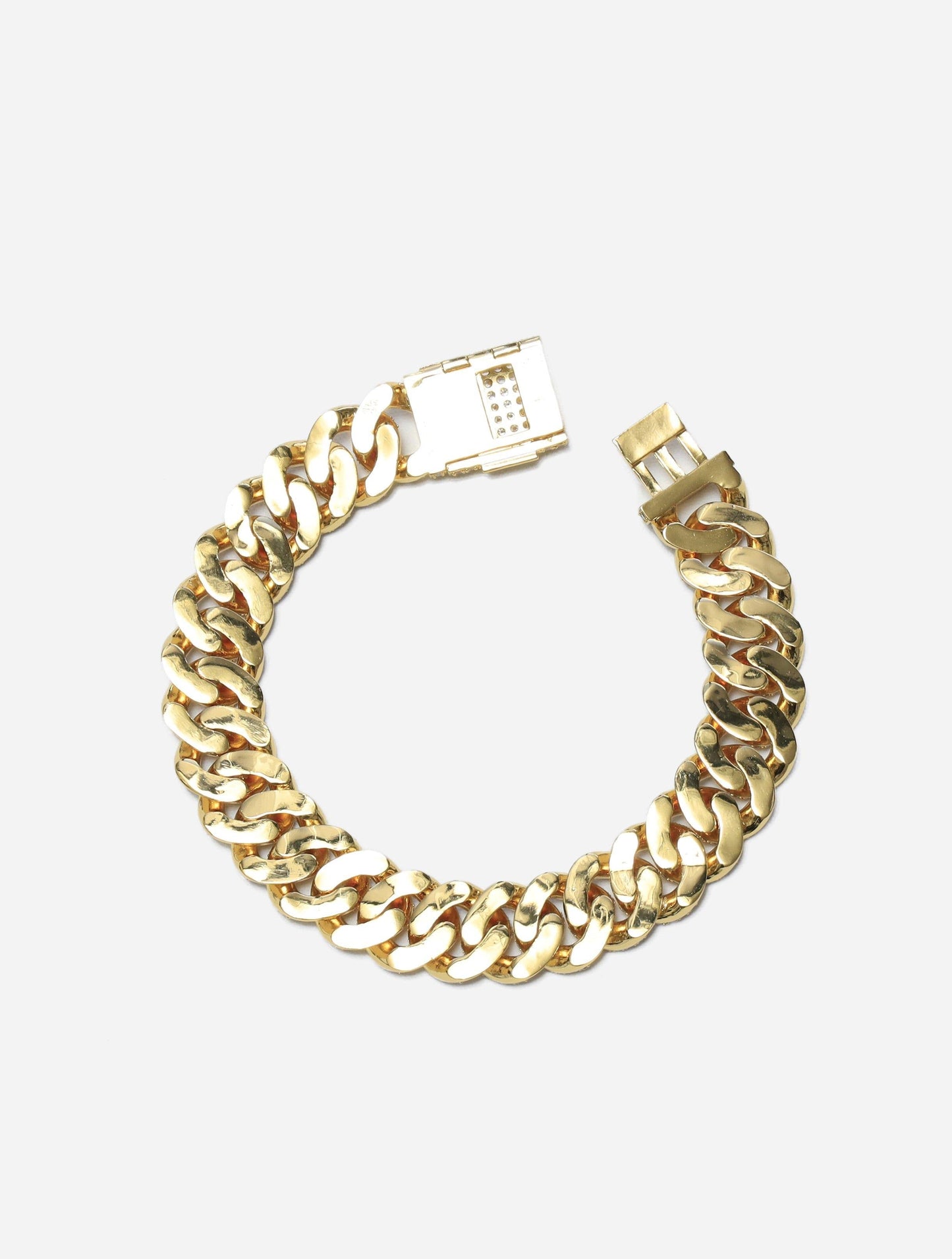 Gracias Dios Cuban Link Diamond 8" 18MM Bracelet - Challenger Streetwear