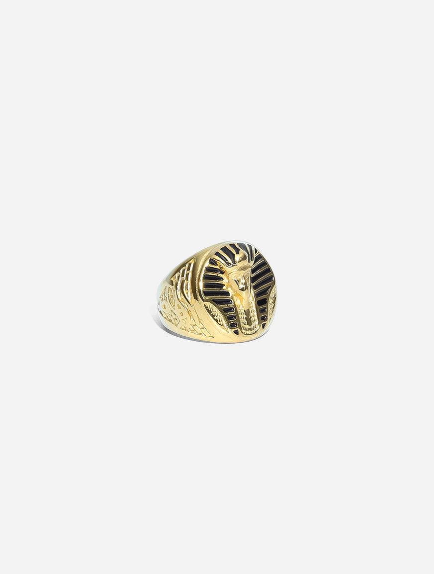 Gracias Dios Egyptian Pharaoh Ring - Challenger Streetwear