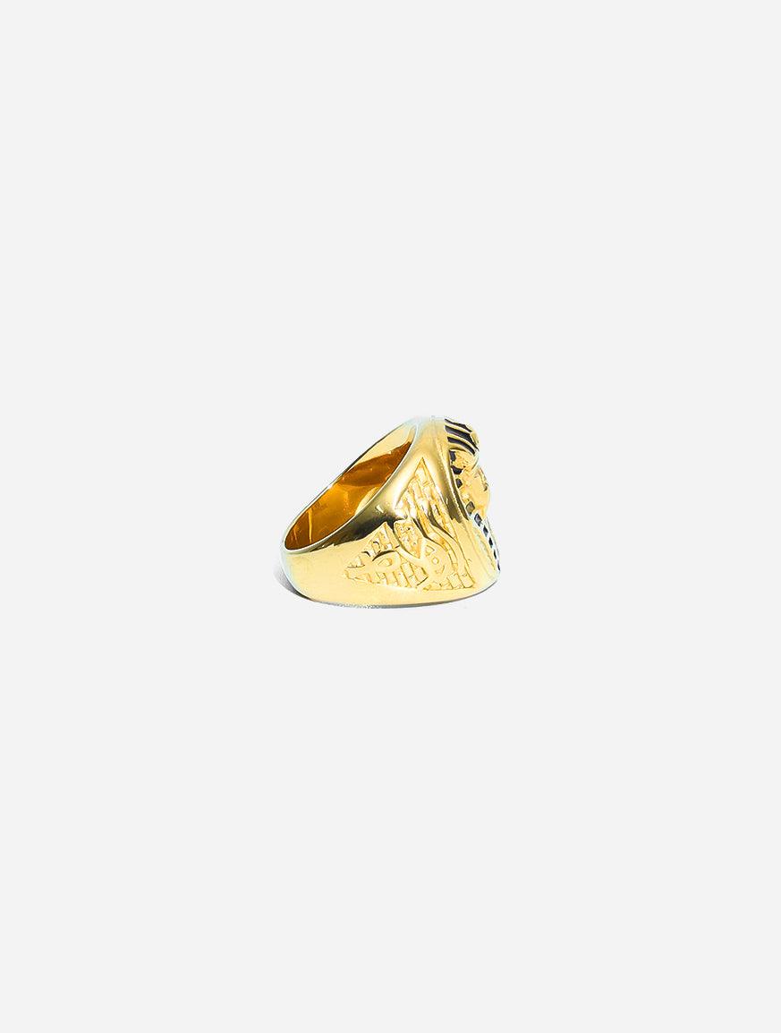 Gracias Dios Egyptian Pharaoh Ring - Challenger Streetwear