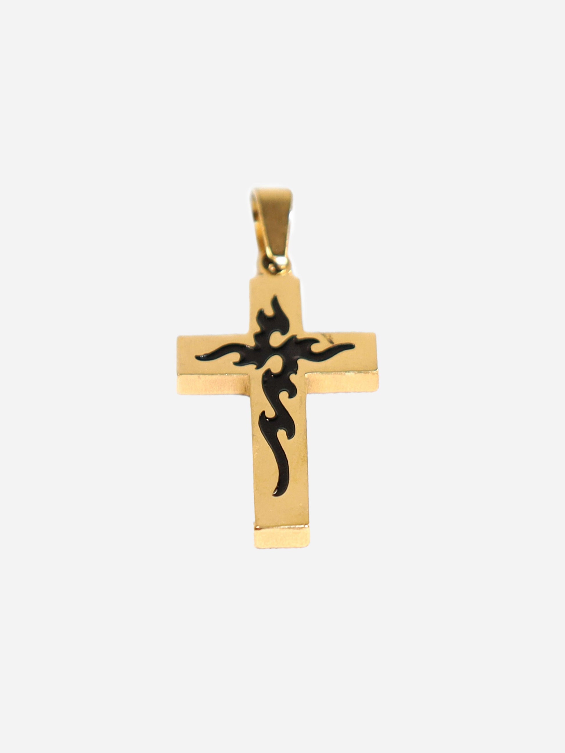 Gracias Dios Fancy Cross Pendant - Challenger Streetwear