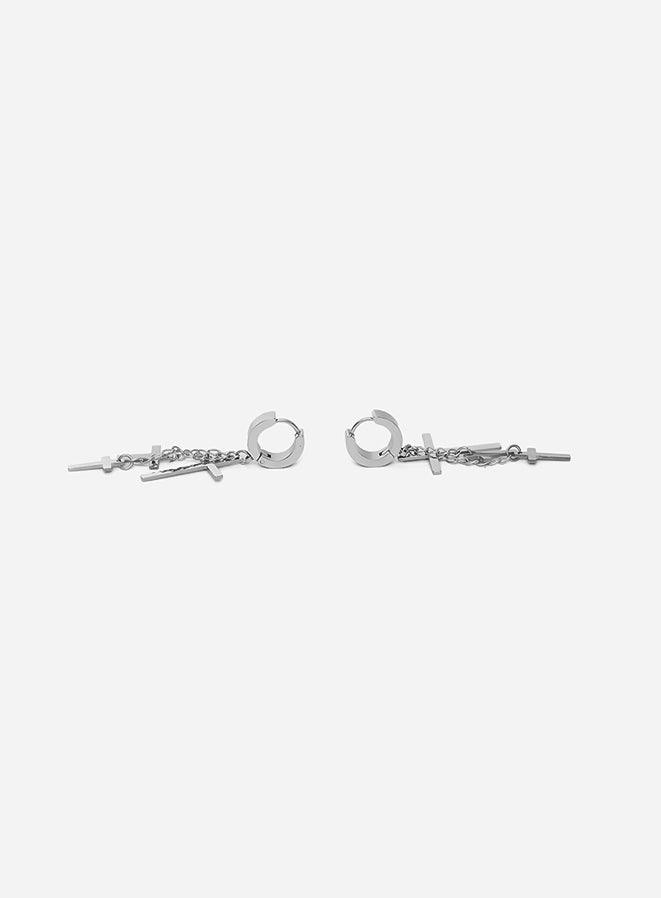 Gracias Dios GD Cross Dangle Earring Steal - Challenger Streetwear