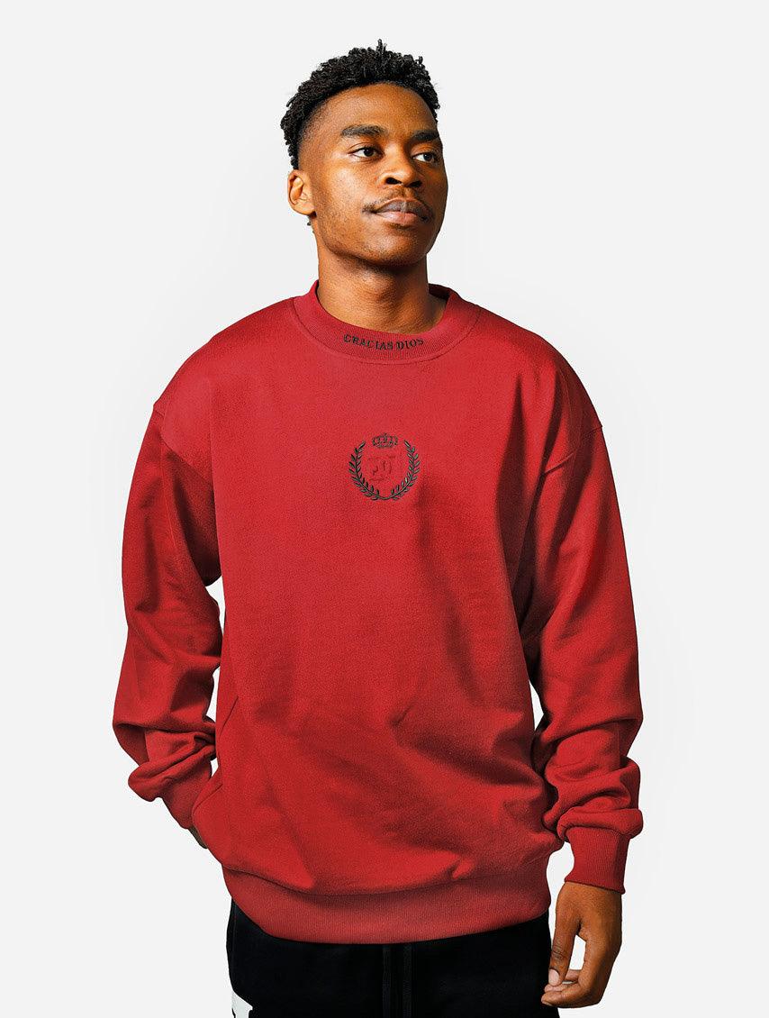 Gracias Dios GD Crown Oversized Sweatshirt - Challenger Streetwear