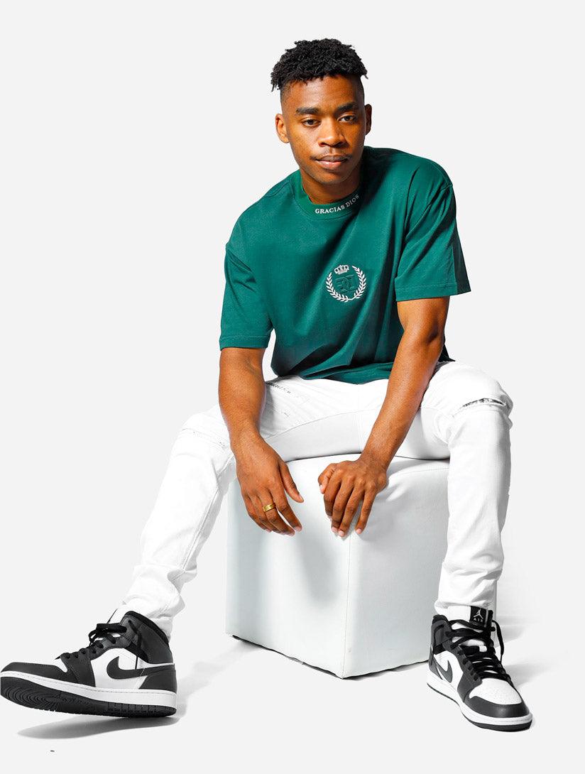 Gracias Dios GD Crown Oversized T-Shirt - Challenger Streetwear