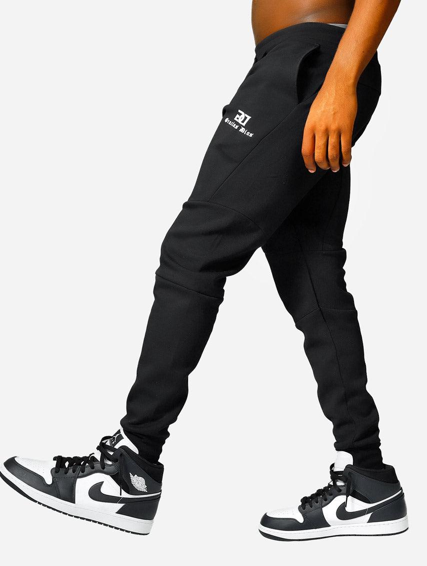Gracias Dios Gd fleece jogger pants black pants - Challenger Streetwear