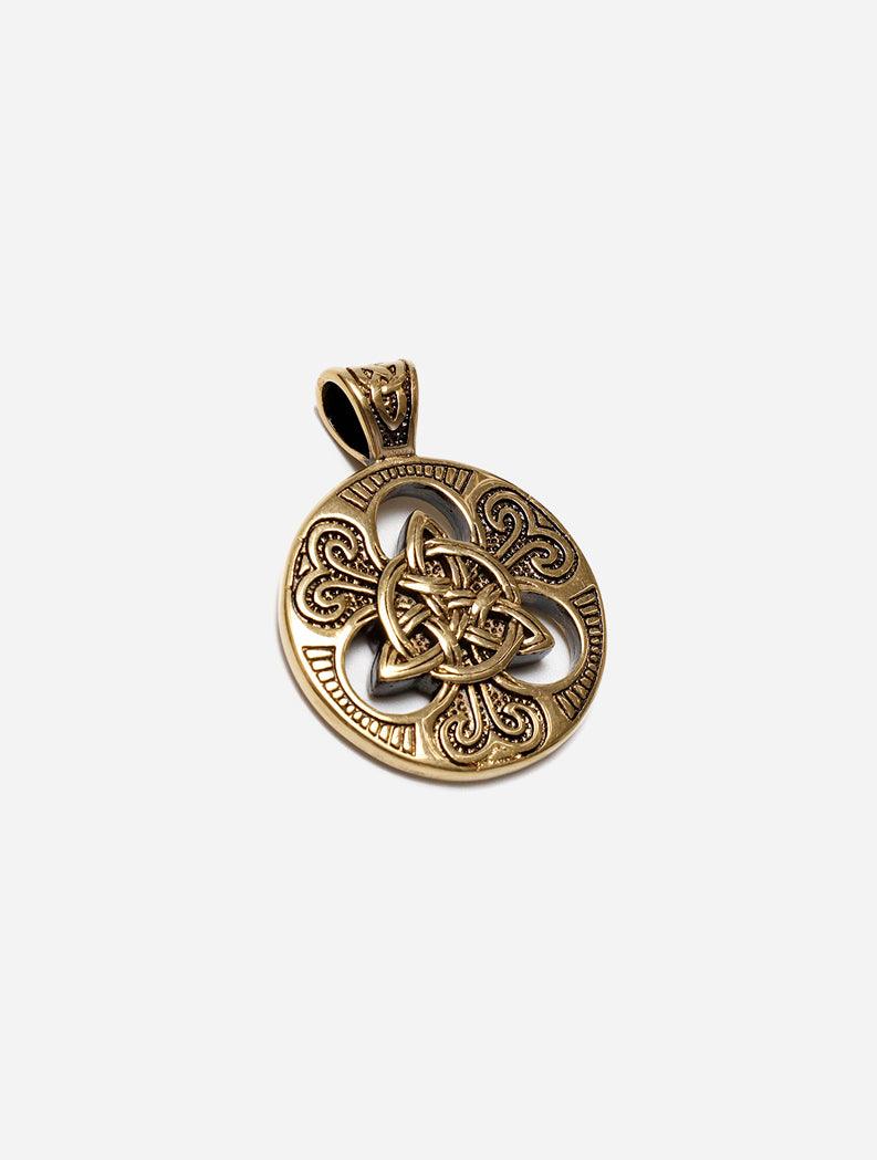 Gracias Dios GD Gold Celtic Knot Pendant - Challenger Streetwear