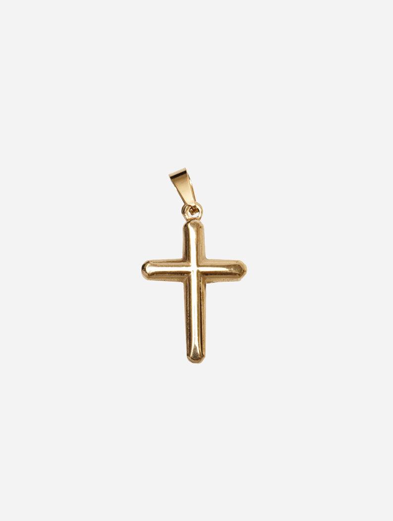 Gracias Dios GD Gold Jesus Cross Pendant - Challenger Streetwear