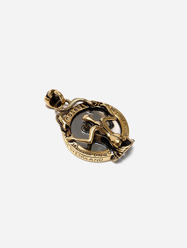 Gracias Dios GD Gold No See Mirror Pendant - Challenger Streetwear