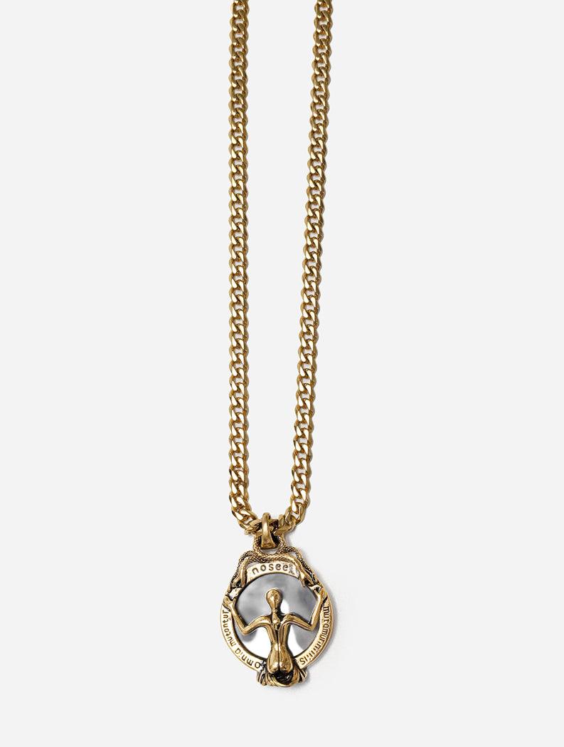 Gracias Dios GD Gold No See Mirror Pendant - Challenger Streetwear