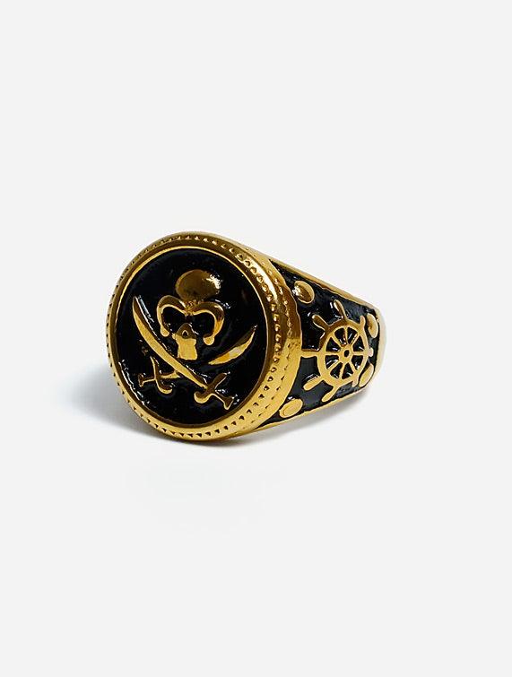 Gracias Dios GD Retro Pirate Ring - Challenger Streetwear