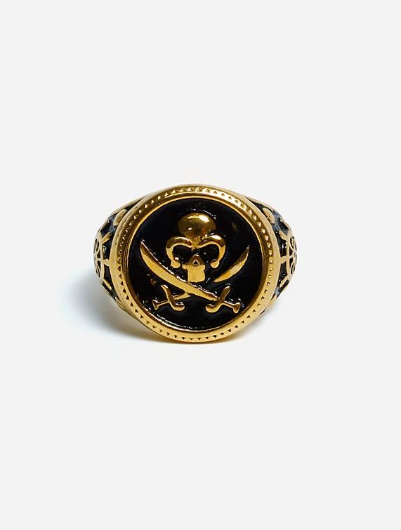 Gracias Dios GD Retro Pirate Ring - Challenger Streetwear