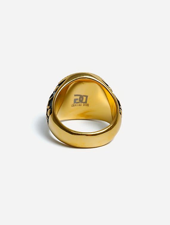 Gracias Dios GD Retro Pirate Ring - Challenger Streetwear