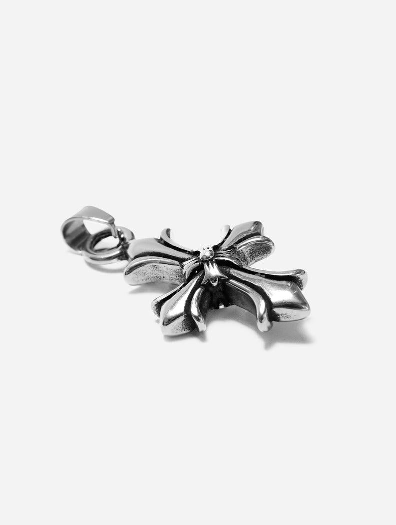 Gracias Dios GD Silver Chrome Maltese Cross Pendant - Challenger Streetwear