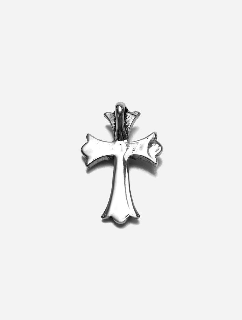 Gracias Dios GD Silver Gothic Cross Pendant - Challenger Streetwear