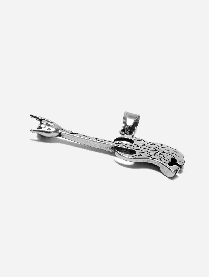 Gracias Dios GD Silver Shred Guitar Pendant - Challenger Streetwear