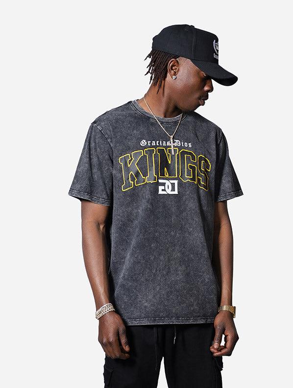 Gracias Dios GD Vintage Kings T-Shirt - Challenger Streetwear