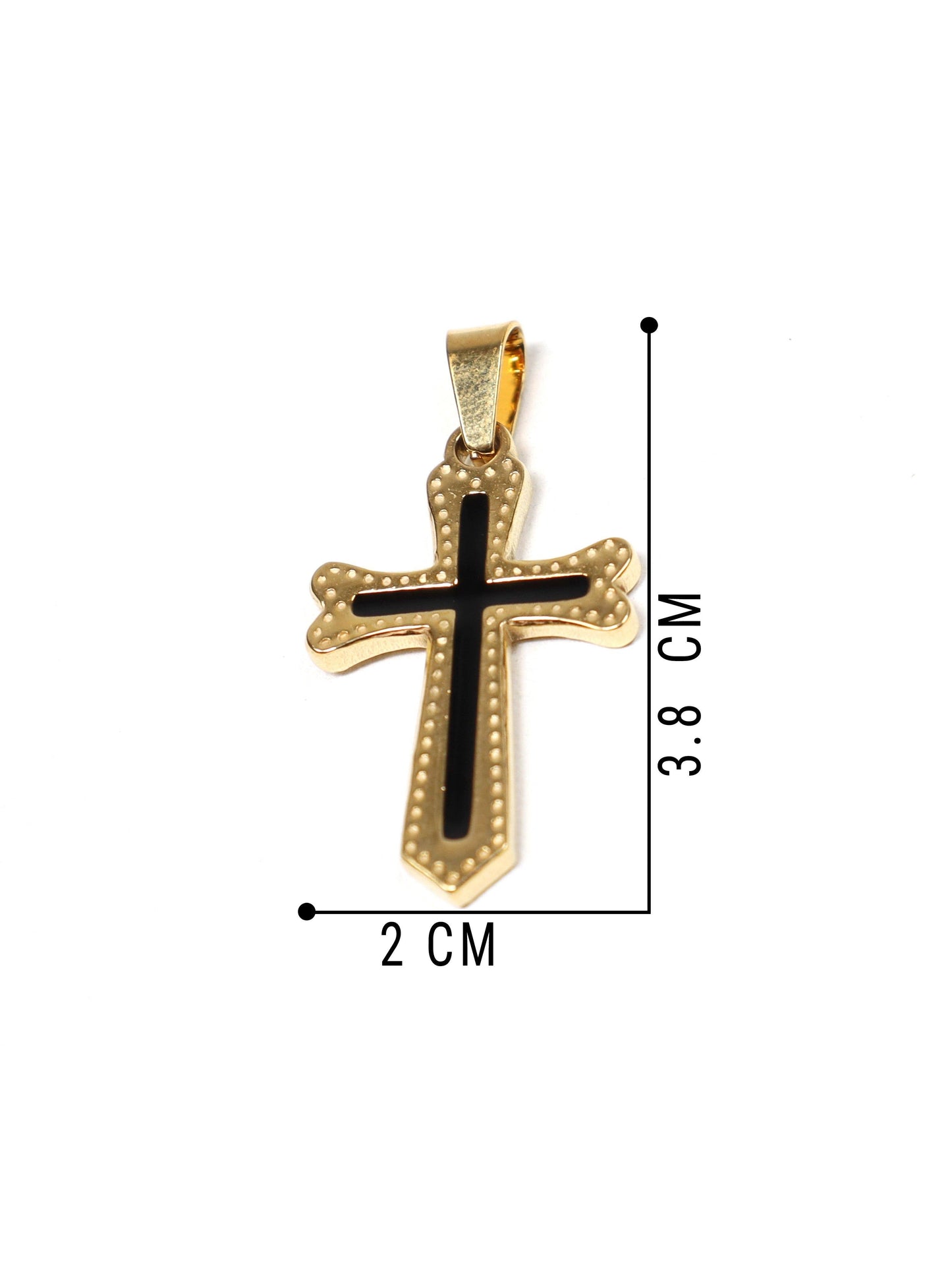 Gracias Dios Generic Fancy Cross Pendant - Challenger Streetwear