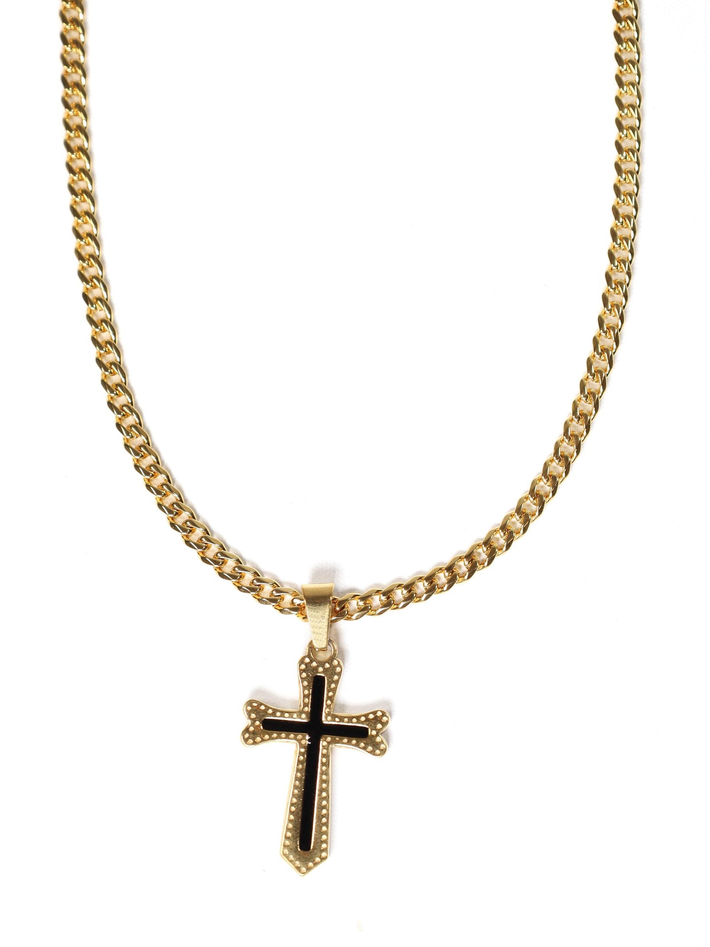 Gracias Dios Generic Fancy Cross Pendant - Challenger Streetwear