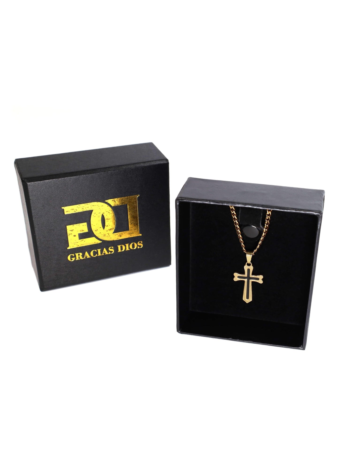 Gracias Dios Generic Fancy Cross Pendant - Challenger Streetwear