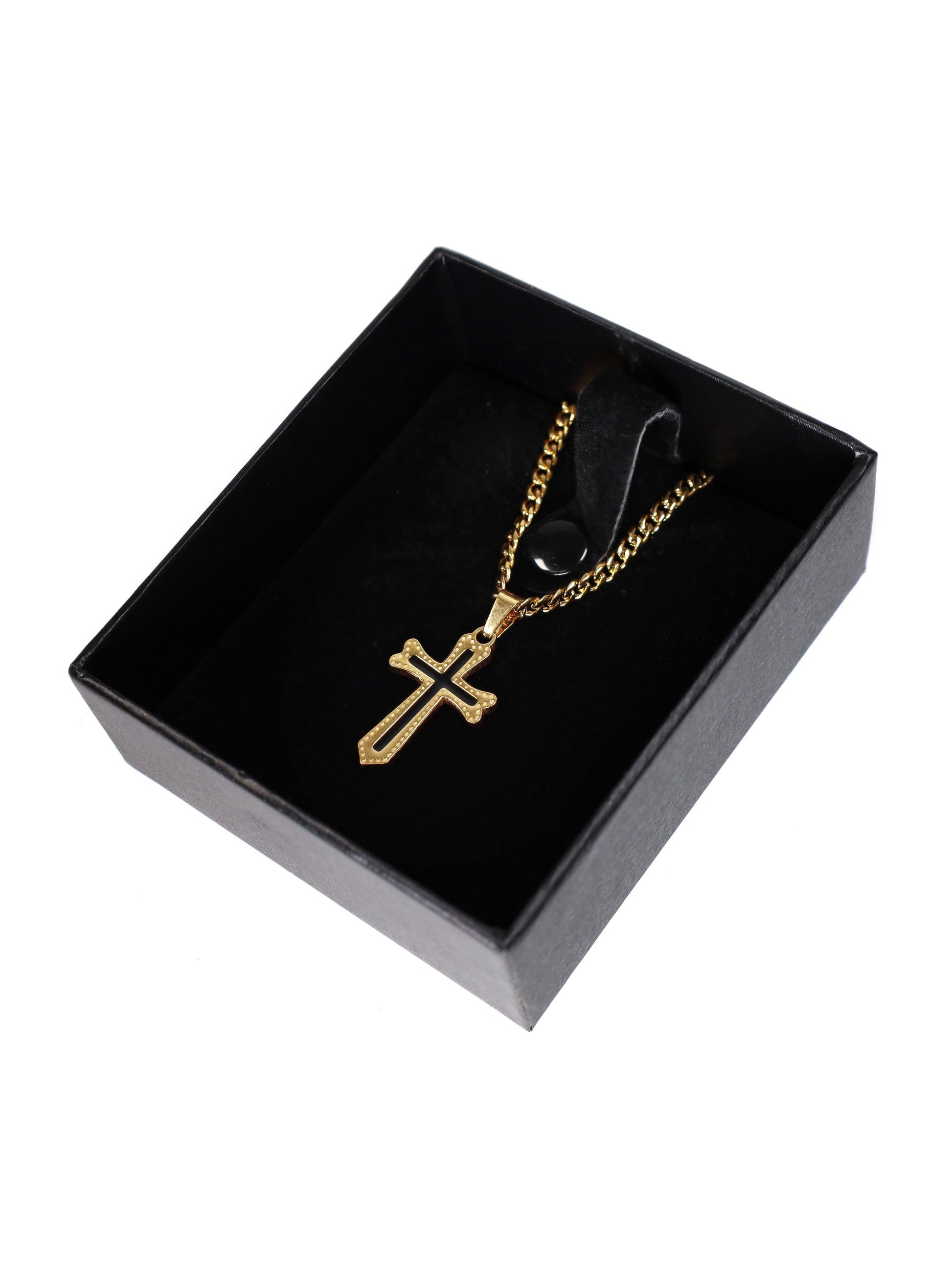 Gracias Dios Generic Fancy Cross Pendant - Challenger Streetwear