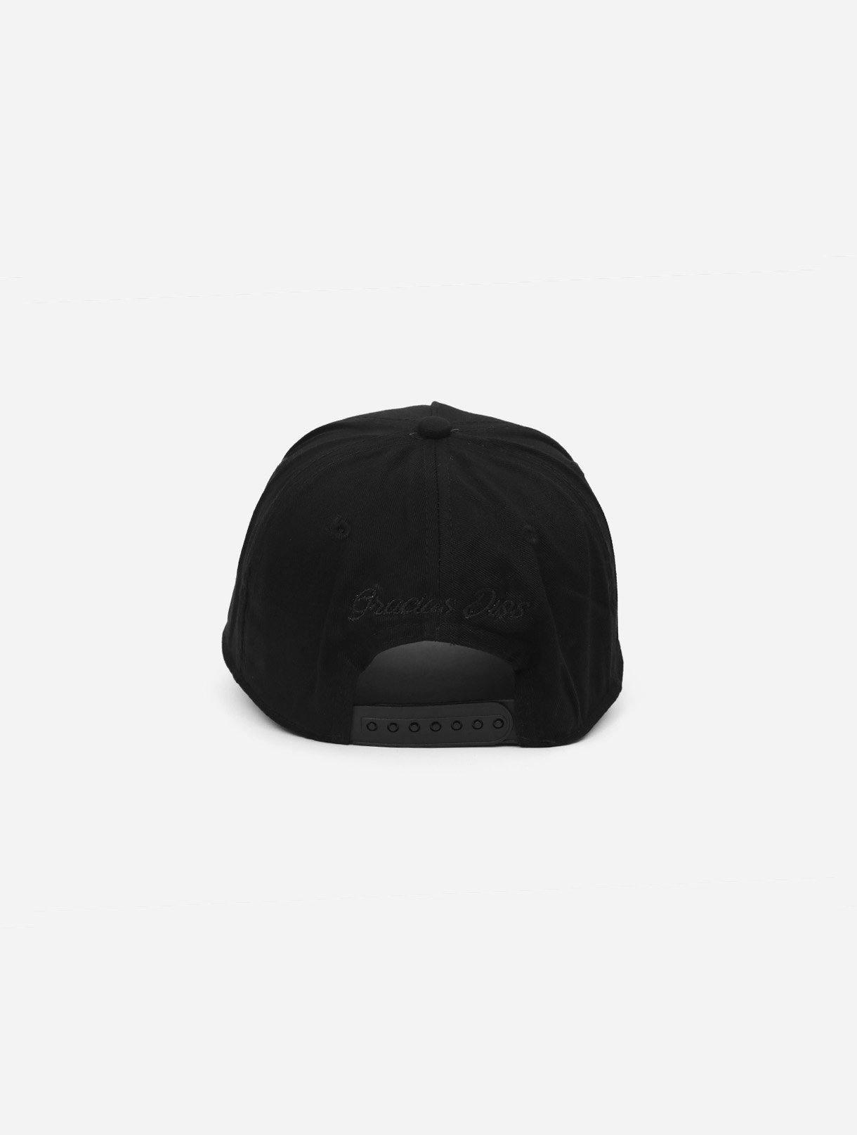 Gracias Dios Gracias Dios Black 110 A-Frame Snapback - Challenger Streetwear