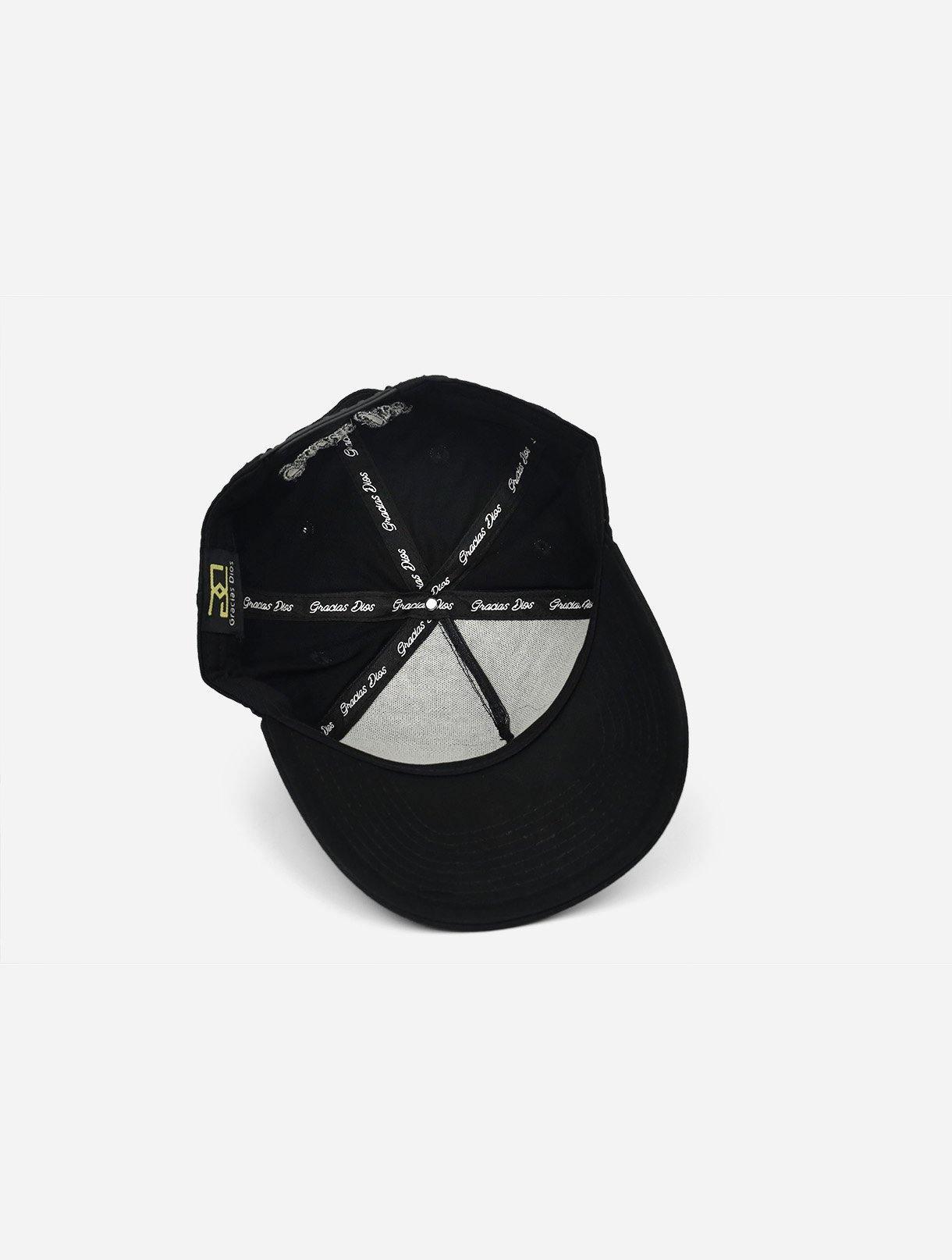 Gracias Dios Gracias Dios Black 110 A-Frame Snapback - Challenger Streetwear