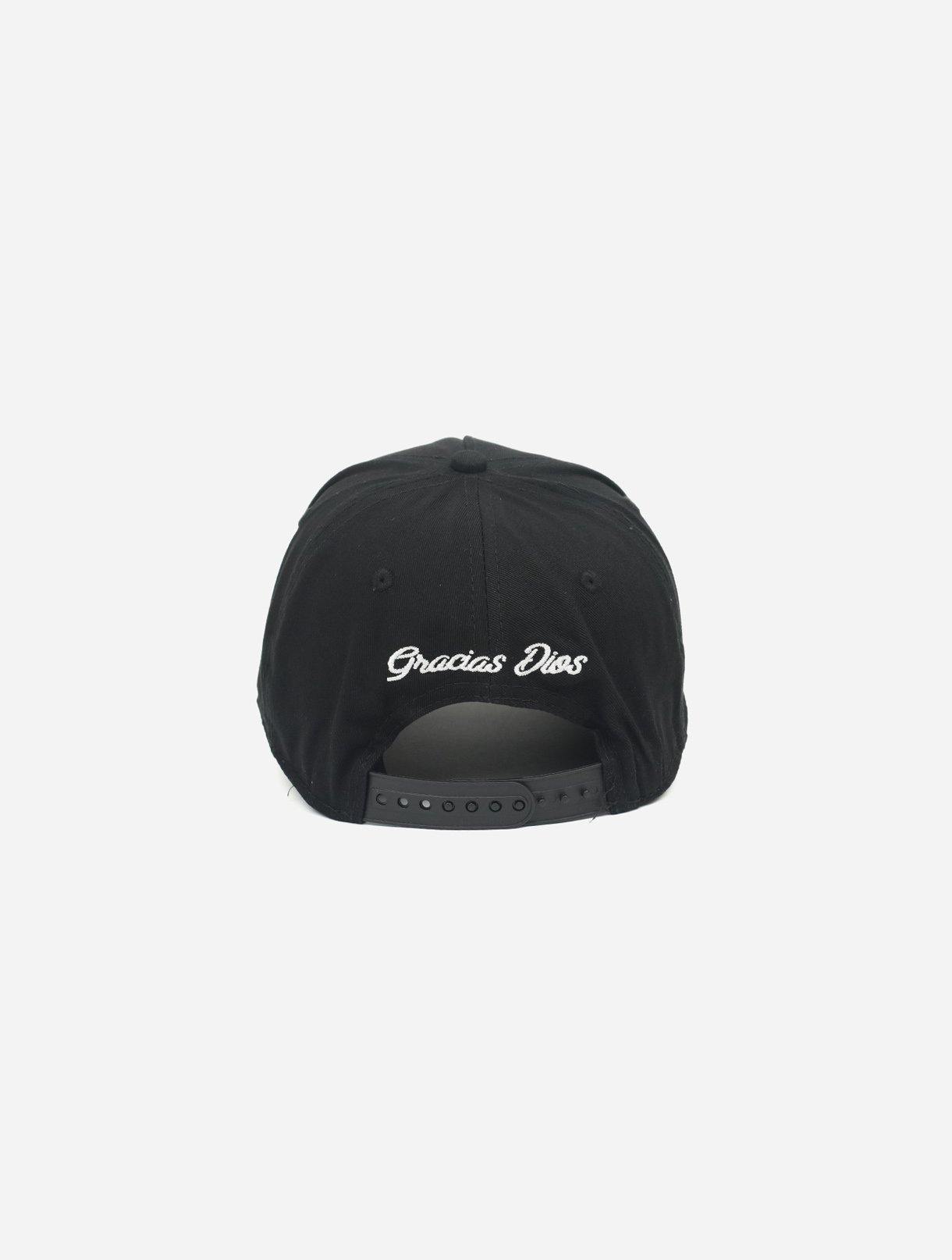 Gracias Dios Gracias Dios Exclusive Black 110 A-Frame Snapback - Challenger Streetwear