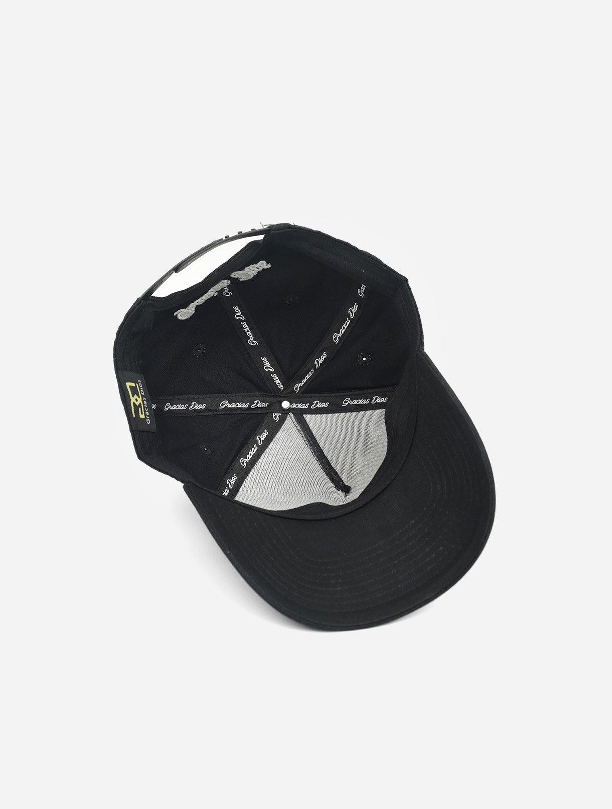 Gracias Dios Gracias Dios Exclusive Black 110 A-Frame Snapback - Challenger Streetwear