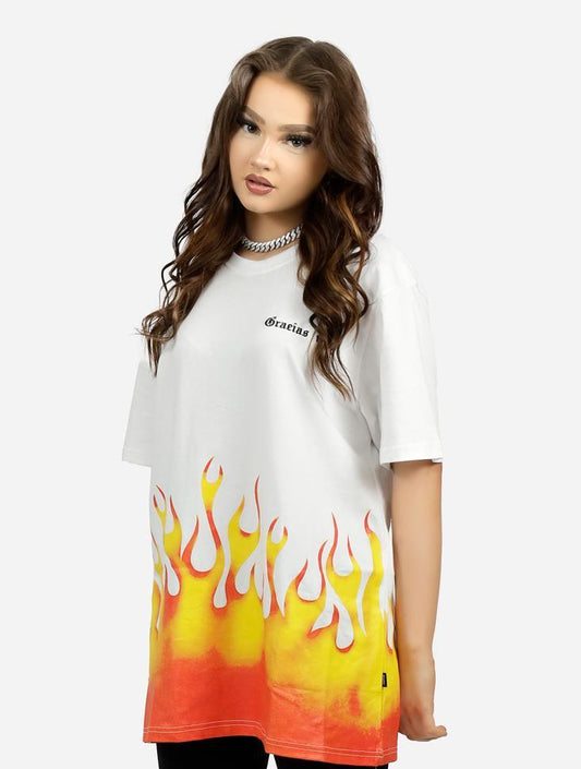 Gracias Dios Gracias Dios Fire Starter T-Shirt - Challenger Streetwear