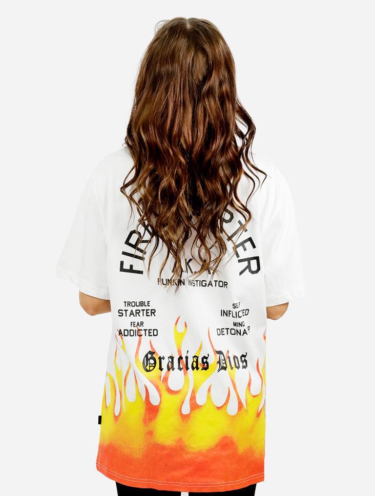 Gracias Dios Gracias Dios Fire Starter T-Shirt - Challenger Streetwear