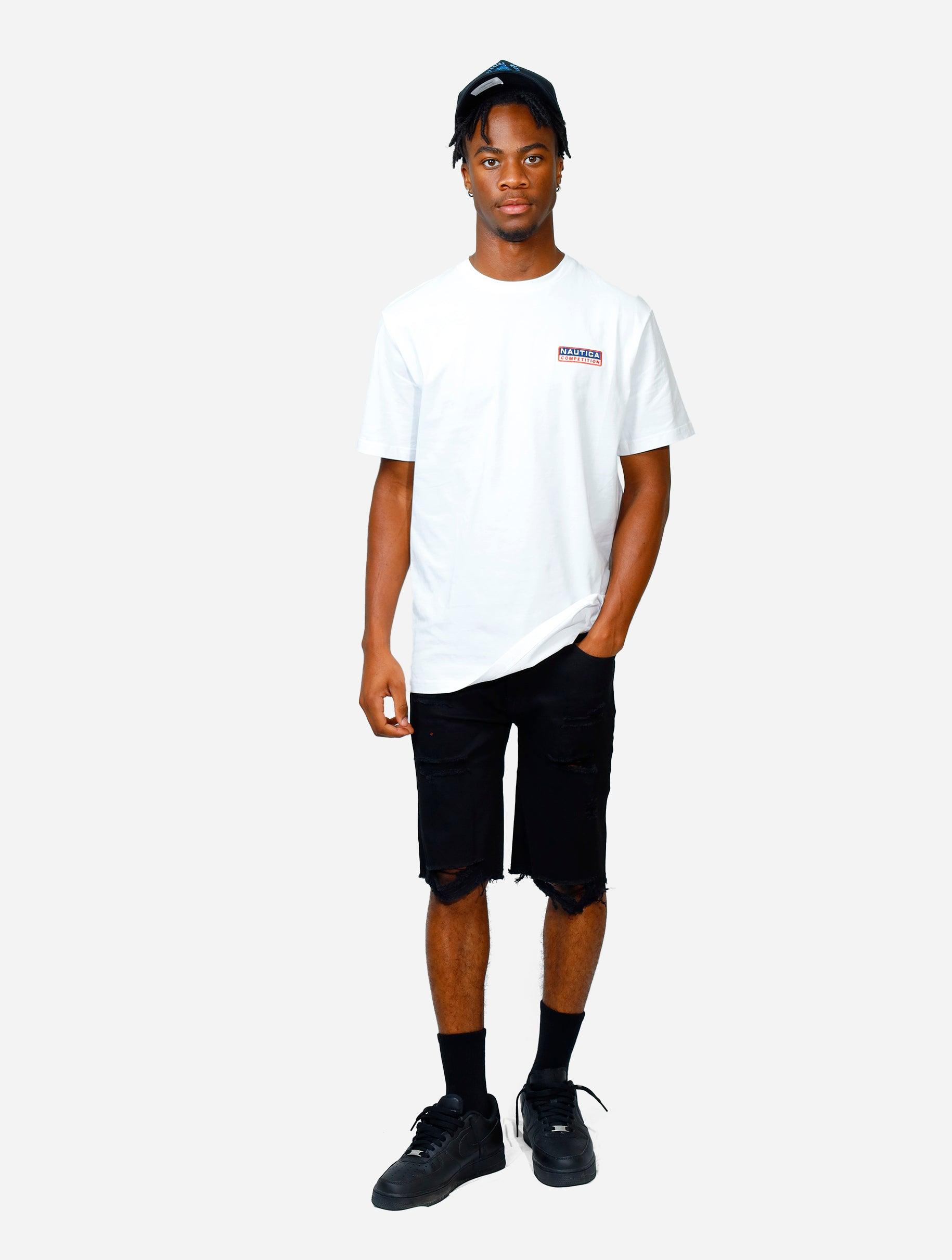 Gracias Dios Gracias Dios Max Repair Denim Shorts - Challenger Streetwear