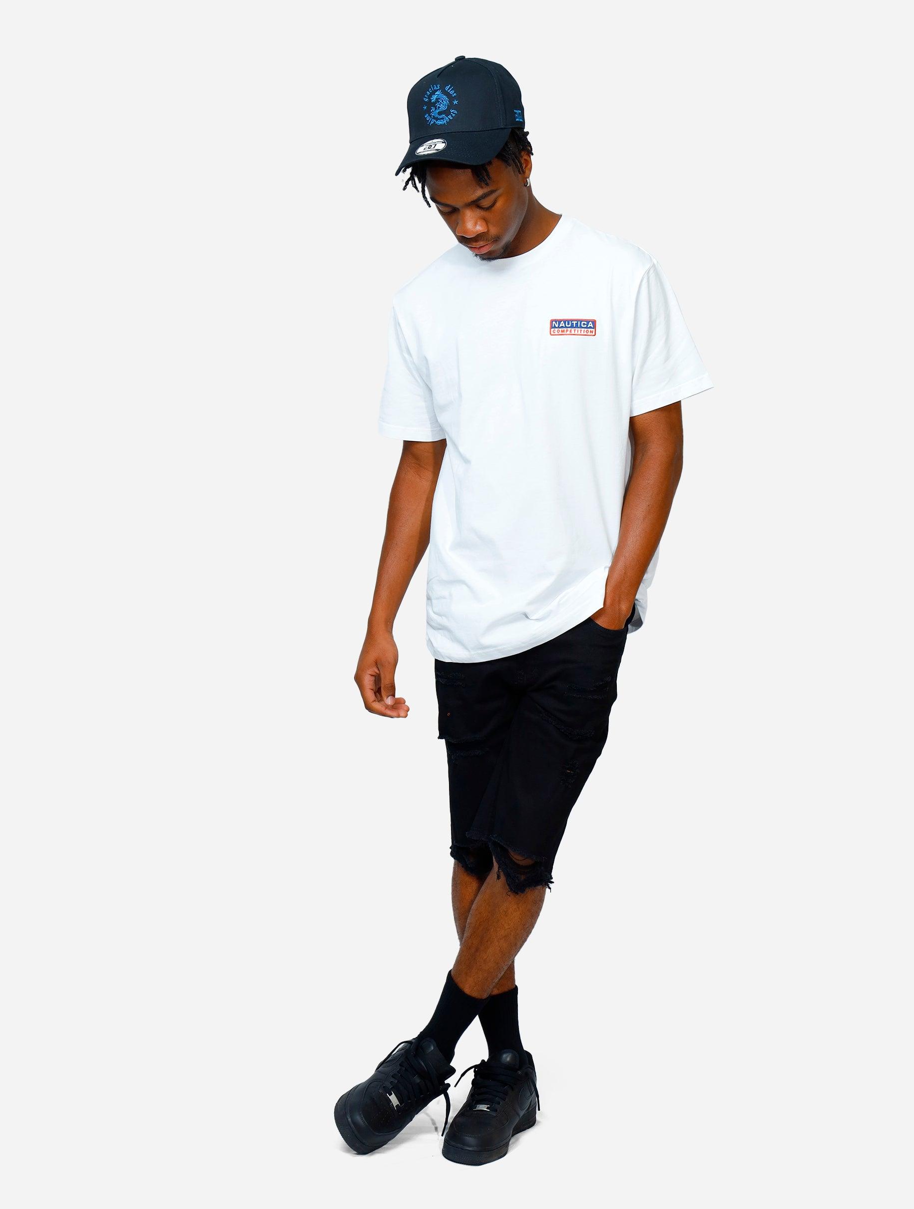 Gracias Dios Gracias Dios Max Repair Denim Shorts - Challenger Streetwear