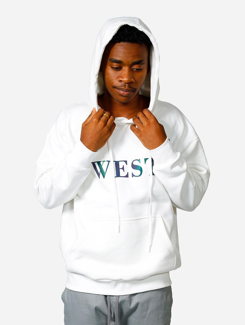 Gracias Dios Gracias West Reflective Butterfly Oversized Hoodie - Challenger Streetwear