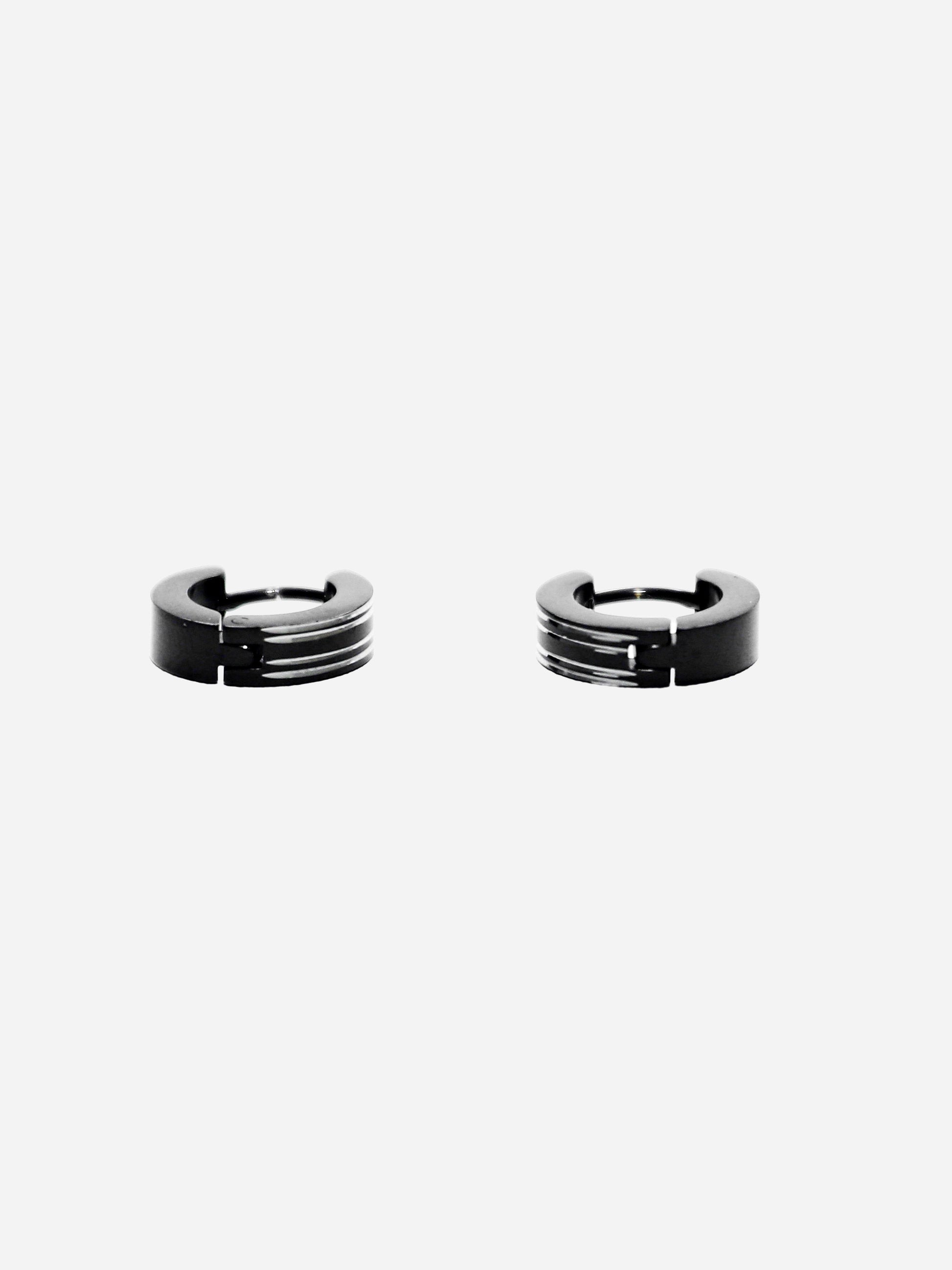 Gracias Dios Half Wire Hoop Hinged Earring - Challenger Streetwear