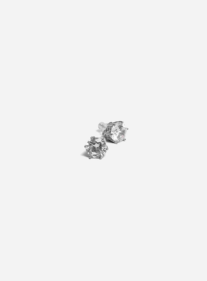 Gracias Dios Hexagon Circle Basket Set Stud Earring - Challenger Streetwear