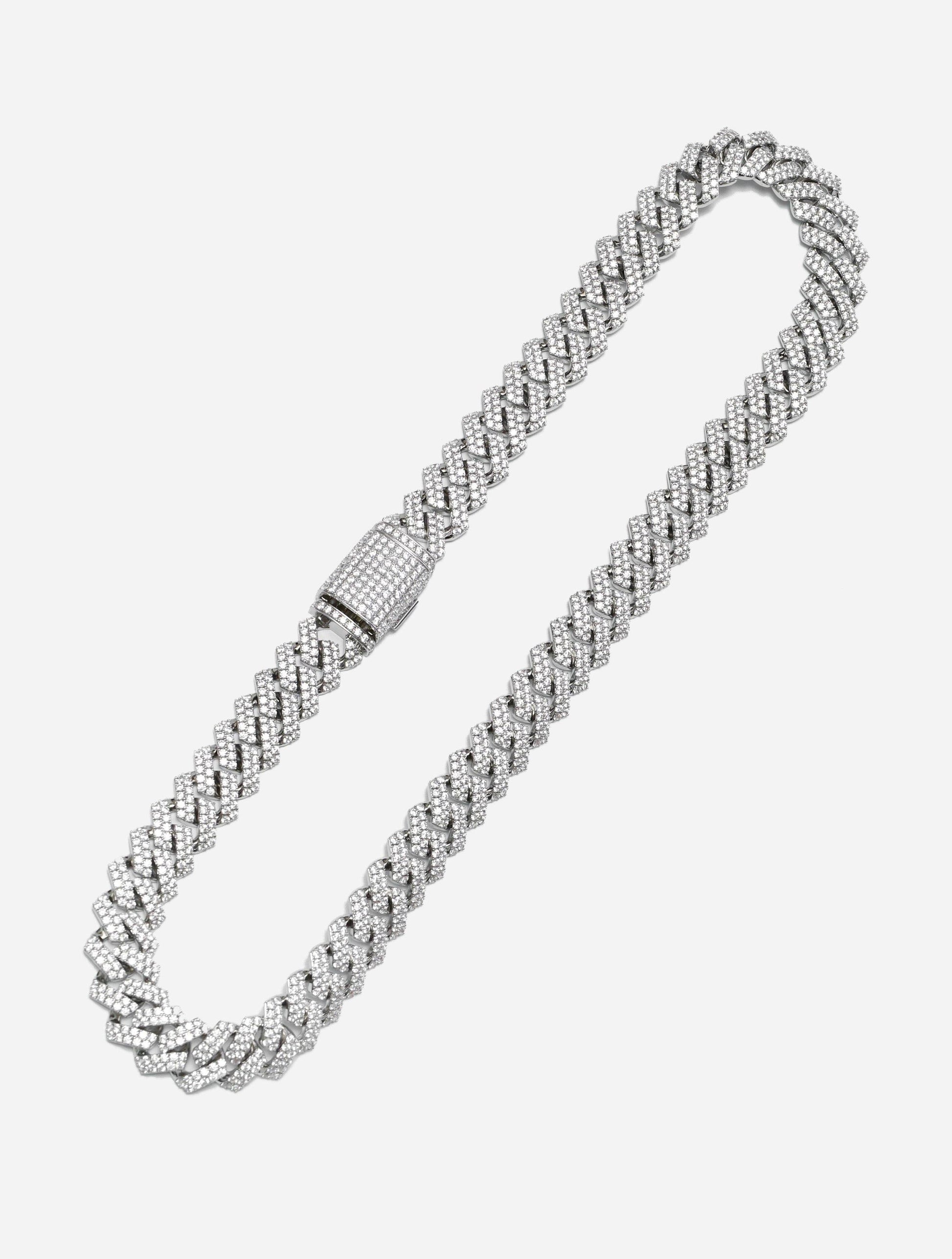 Gracias Dios Interlink 18" 15MM Necklace - Challenger Streetwear