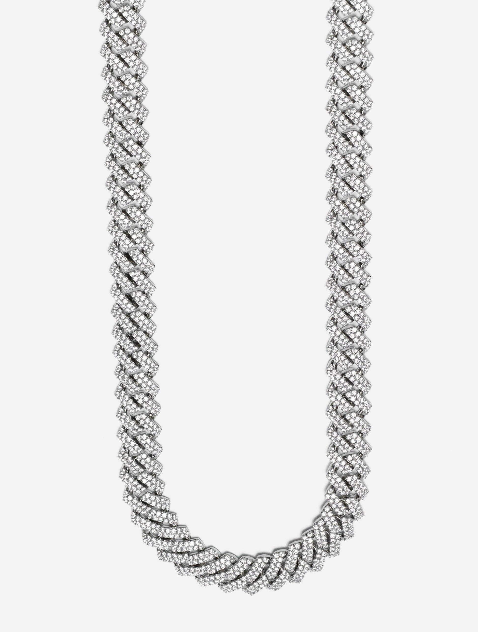 Gracias Dios Interlink 18" 15MM Necklace - Challenger Streetwear