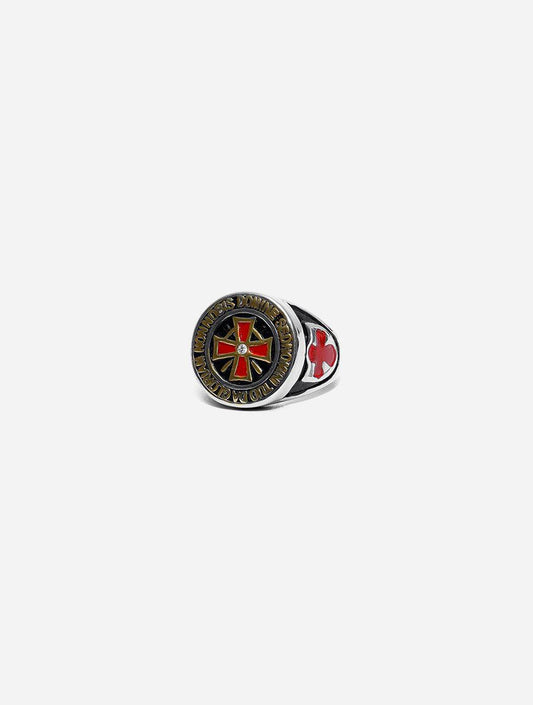 Gracias Dios Knights Templar Masonic Ring - Challenger Streetwear