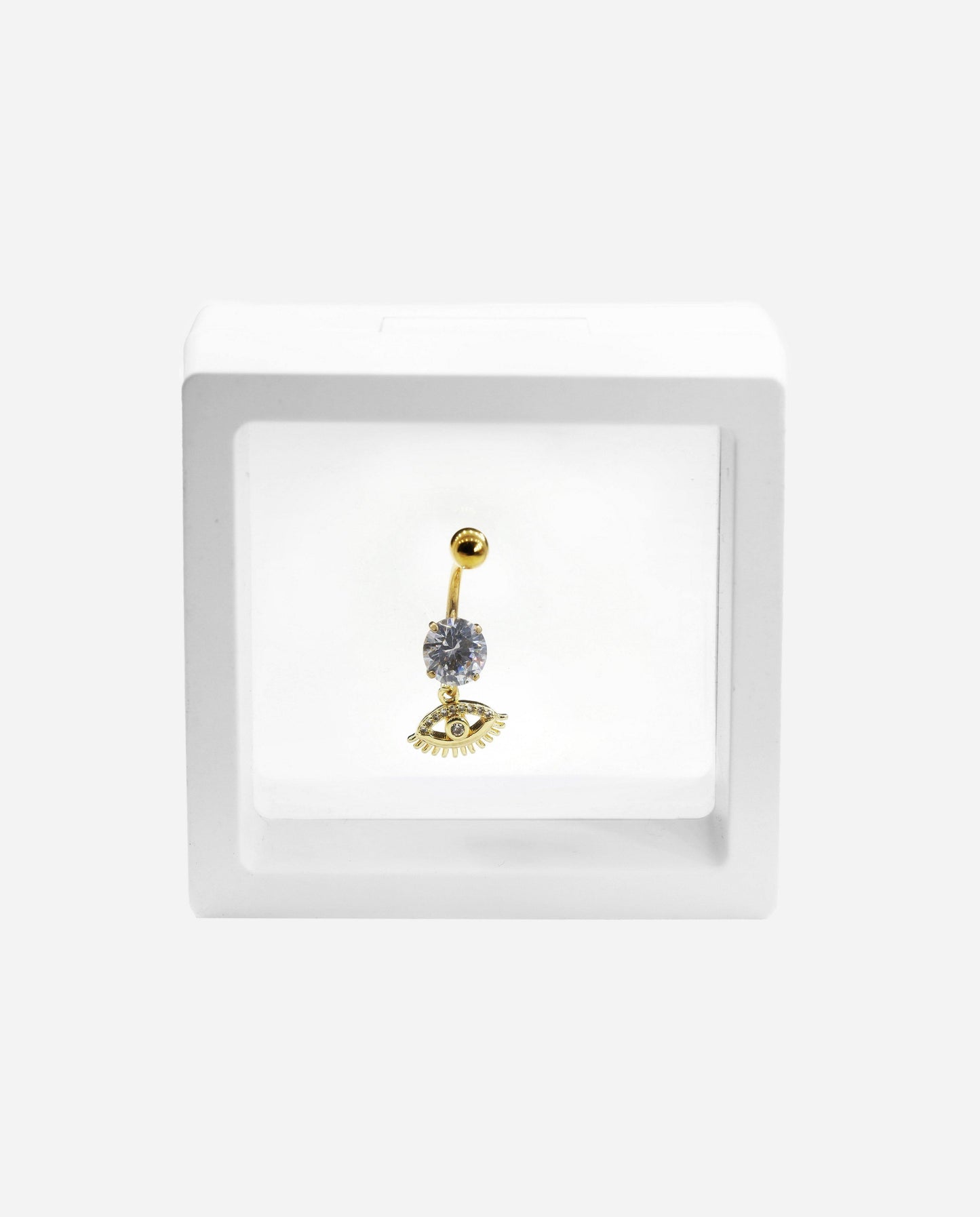 Gracias Dios Piercing Evil Eye Belly Button Ring - Challenger Streetwear