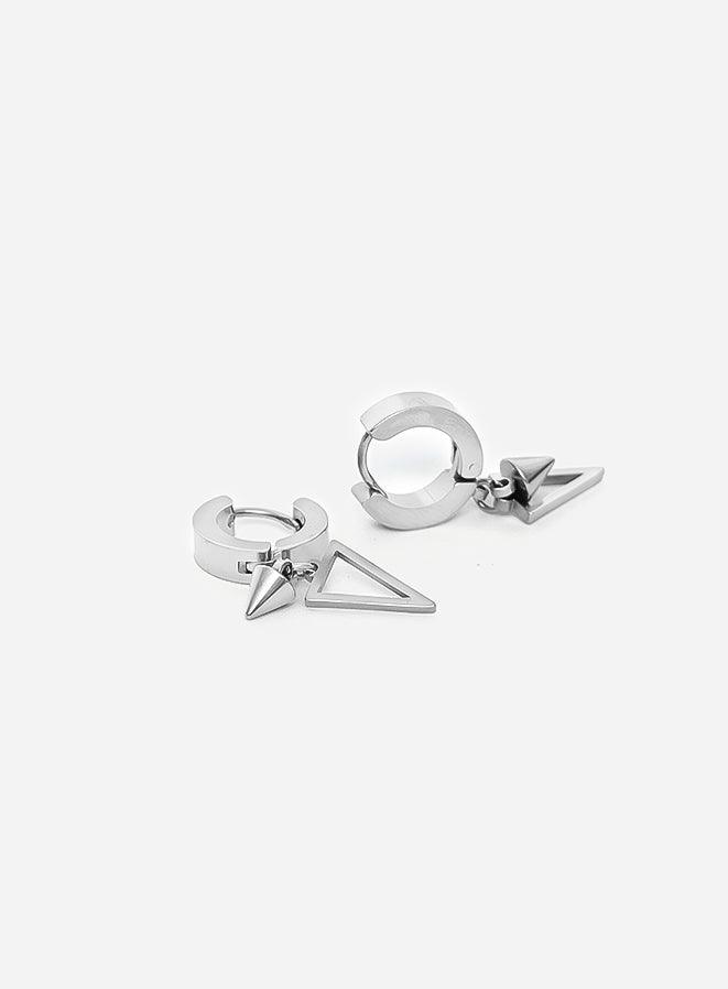 Gracias Dios Punk Hip Hop Style Triangle Danlge Drop Earrings - Challenger Streetwear