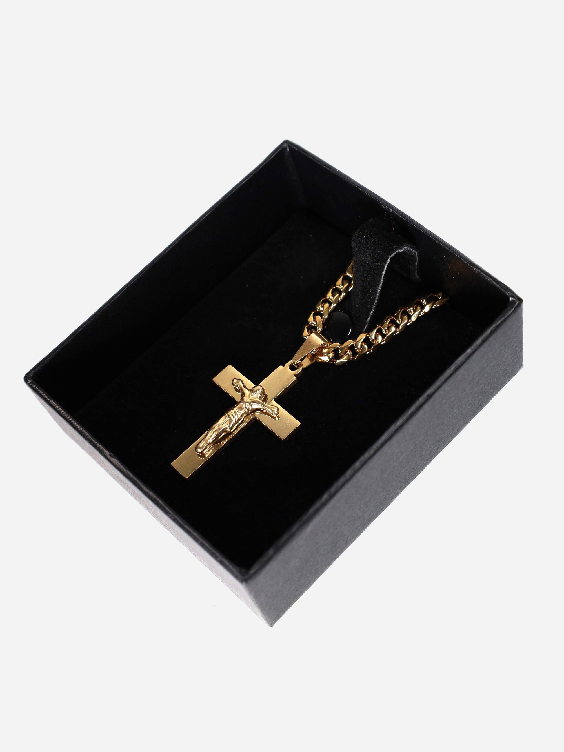 Gracias Dios Religious Classic Cross Pendant - Challenger Streetwear