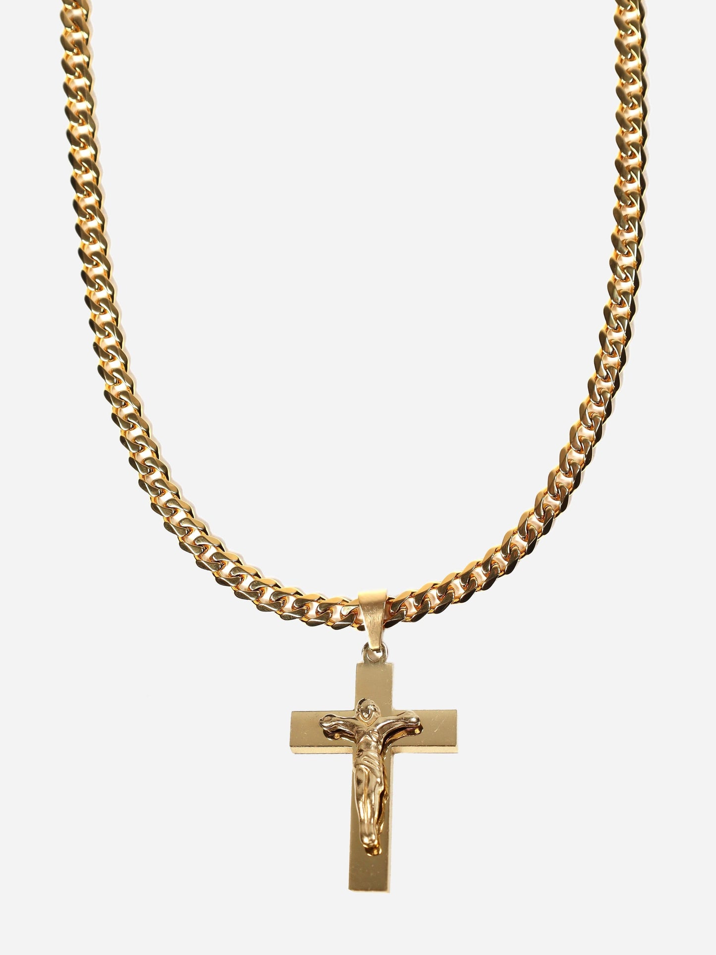 Gracias Dios Religious Classic Cross Pendant - Challenger Streetwear