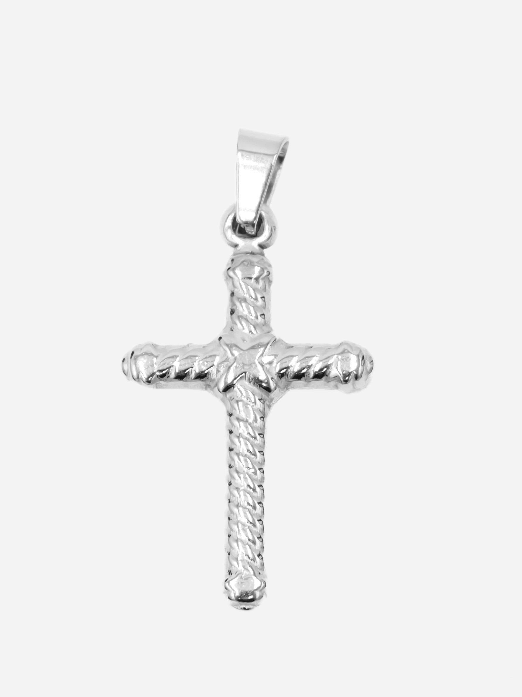 Gracias Dios Religious Cross Pendant - Challenger Streetwear