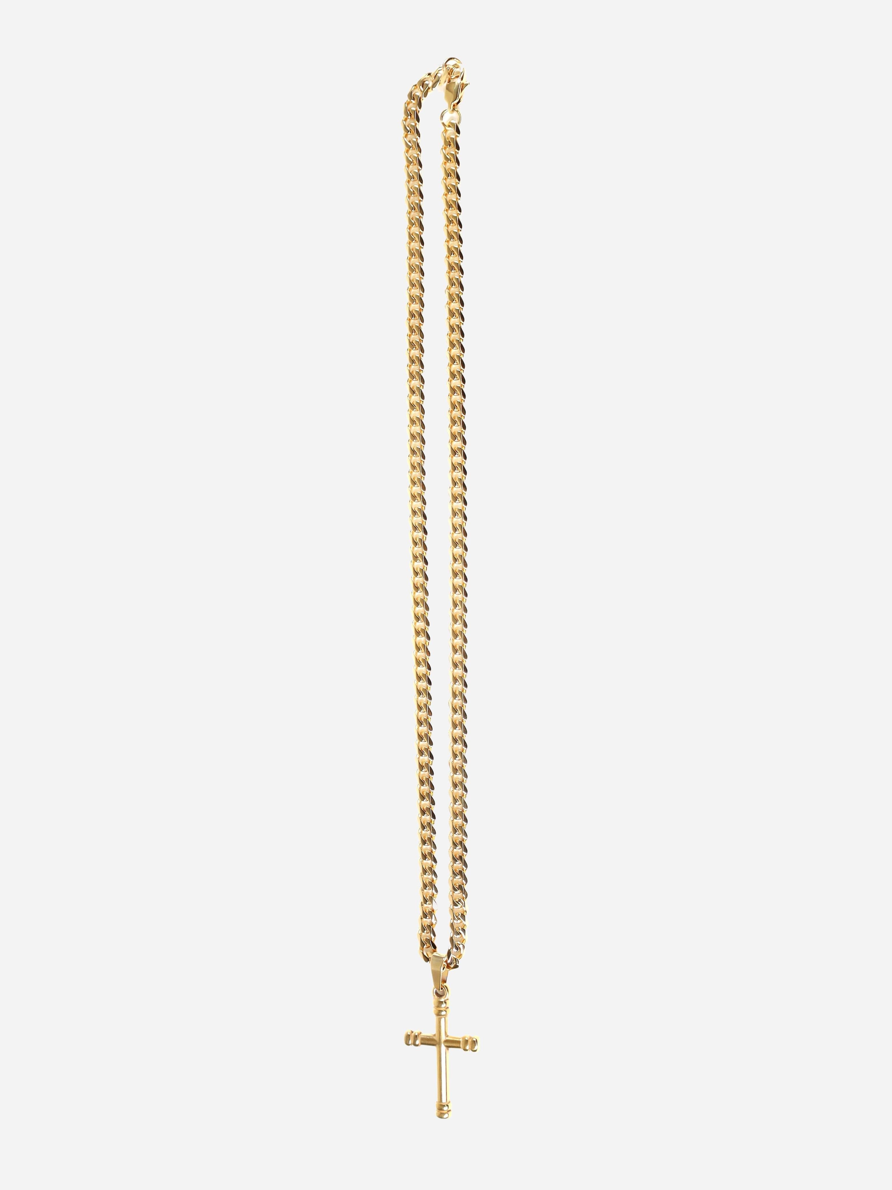 Gracias Dios Religious Cross Pendant - Challenger Streetwear