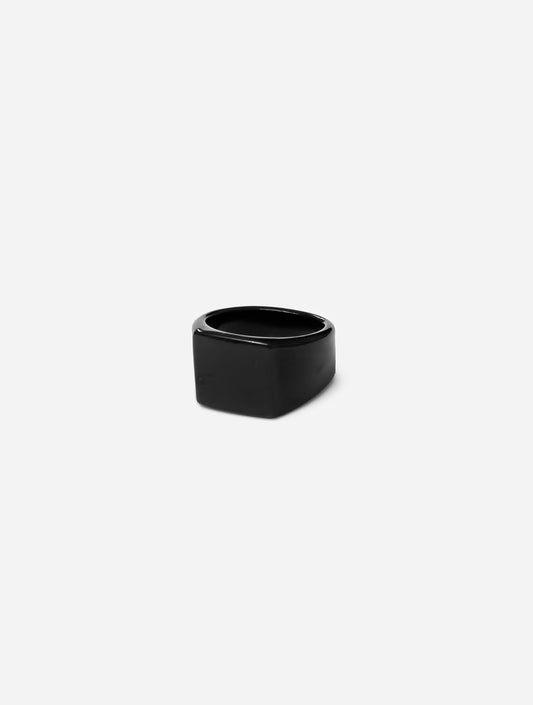 Gracias Dios Square Signet Ring - Challenger Streetwear