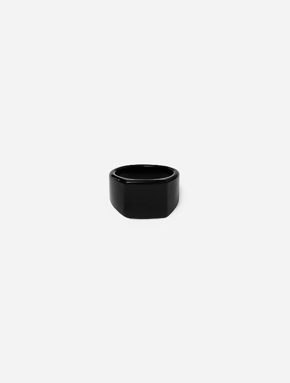 Gracias Dios Square Signet Ring - Challenger Streetwear
