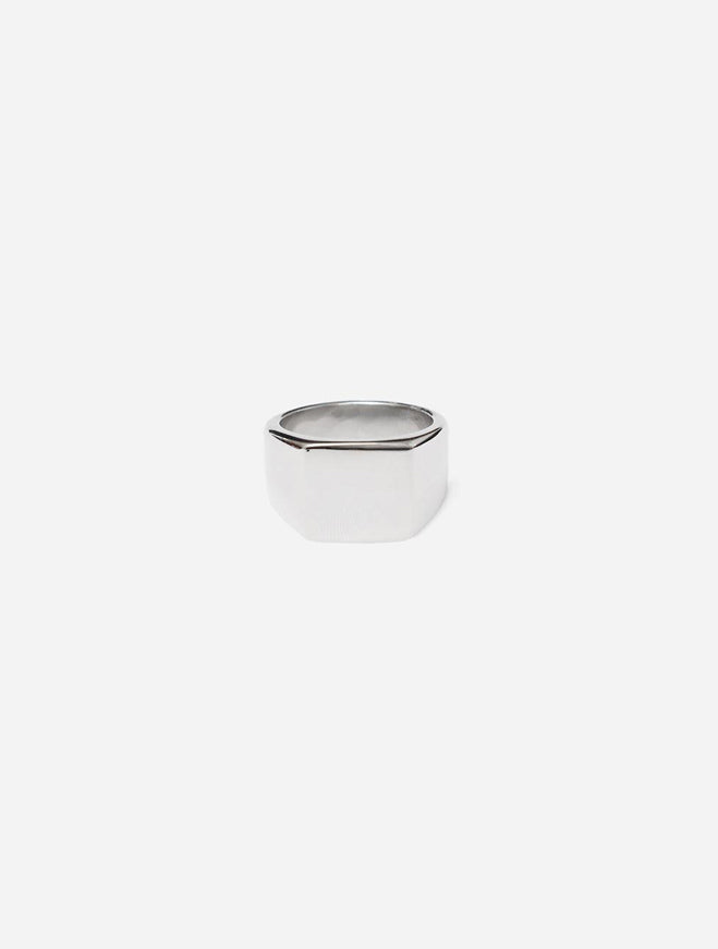 Gracias Dios Square Signet Ring - Challenger Streetwear