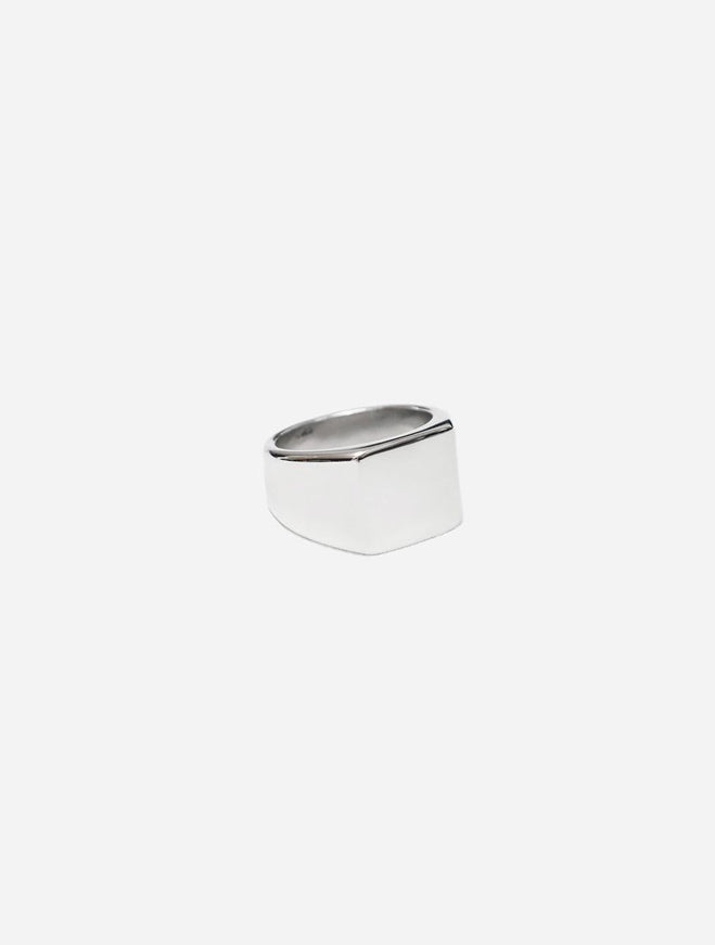 Gracias Dios Square Signet Ring - Challenger Streetwear