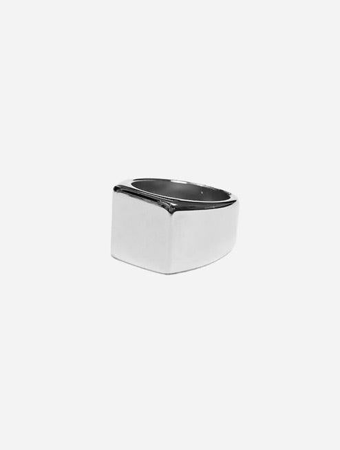 Gracias Dios Square Signet Ring - Challenger Streetwear