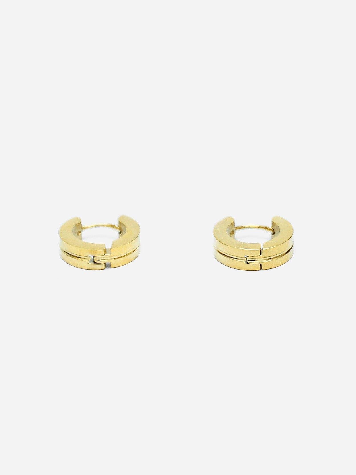 Gracias Dios Surgical Hoop Hinged Earring - Challenger Streetwear